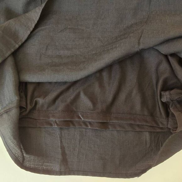 THML Womens Sofia Black Exotic Embroidered Detail Lined Dress Medium - Picture 7 of 12